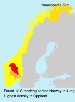 Surname Strandeng in Norway Surname Strandeng in Norway