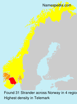Surname Strander in Norway Surname Strander in Norway