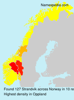 Surname Strandvik in Norway Surname Strandvik in Norway