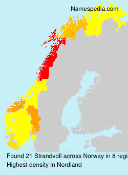 Surname Strandvoll in Norway Surname Strandvoll in Norway