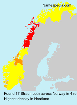 Surname Straumbotn in Norway Surname Straumbotn in Norway