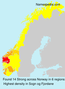 Surname Strong in Norway Surname Strong in Norway