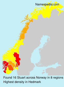 Surname Stuart in Norway Surname Stuart in Norway