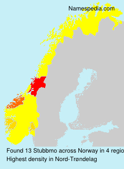 Surname Stubbmo in Norway Surname Stubbmo in Norway