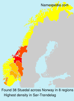 Surname Stuedal in Norway Surname Stuedal in Norway