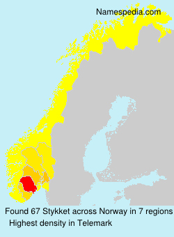 Surname Stykket in Norway Surname Stykket in Norway