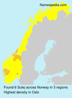 Surname Sulej in Norway Surname Sulej in Norway