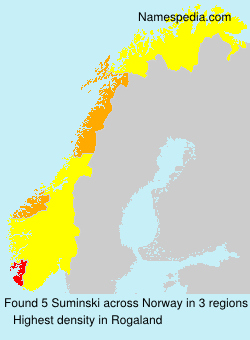 Surname Suminski in Norway Surname Suminski in Norway
