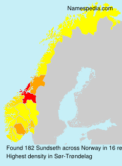 Surname Sundseth in Norway Surname Sundseth in Norway