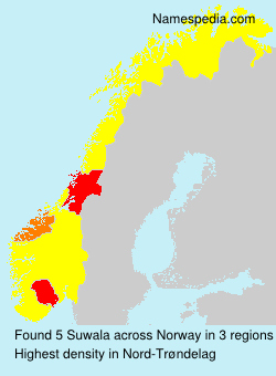 Surname Suwala in Norway Surname Suwala in Norway