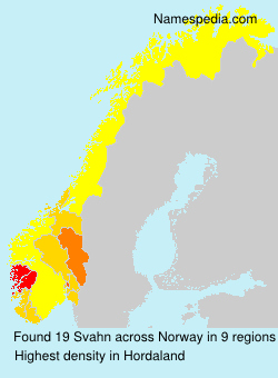 Surname Svahn in Norway Surname Svahn in Norway