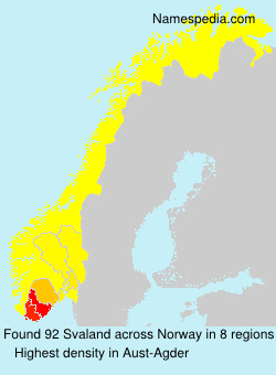 Surname Svaland in Norway Surname Svaland in Norway