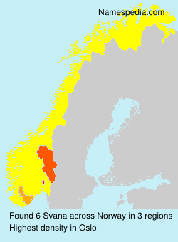 Surname Svana in Norway Surname Svana in Norway