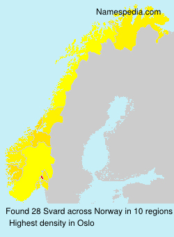 Surname Svard in Norway Surname Svard in Norway