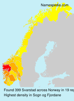 Surname Svarstad in Norway Surname Svarstad in Norway