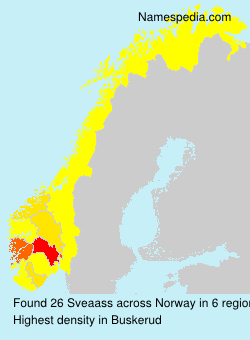 Surname Sveaass in Norway Surname Sveaass in Norway