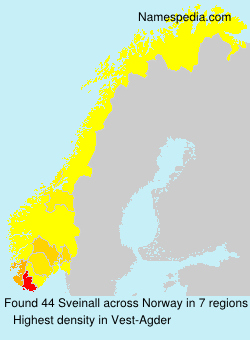 Surname Sveinall in Norway Surname Sveinall in Norway