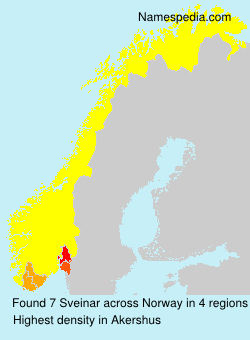 Surname Sveinar in Norway Surname Sveinar in Norway