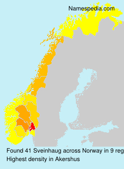 Surname Sveinhaug in Norway Surname Sveinhaug in Norway