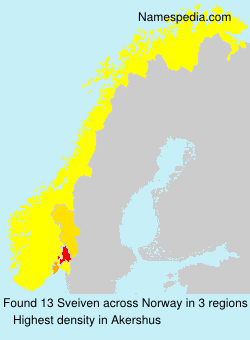 Surname Sveiven in Norway Surname Sveiven in Norway