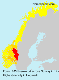 Surname Svenkerud in Norway Surname Svenkerud in Norway