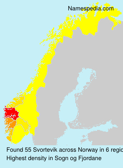Surname Svortevik in Norway Surname Svortevik in Norway