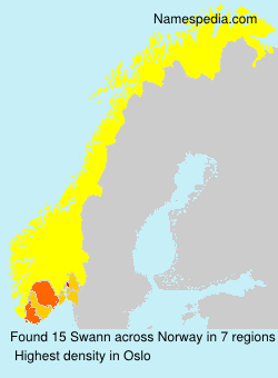 Surname Swann in Norway Surname Swann in Norway
