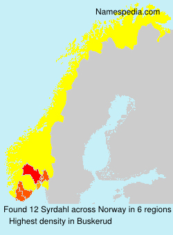 Surname Syrdahl in Norway Surname Syrdahl in Norway