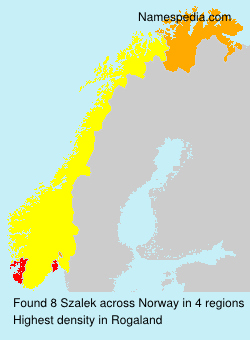 Surname Szalek in Norway Surname Szalek in Norway