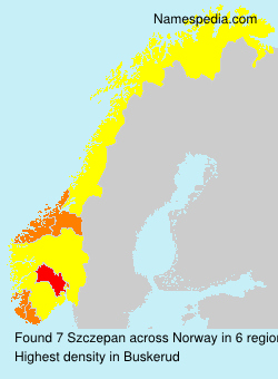 Surname Szczepan in Norway Surname Szczepan in Norway