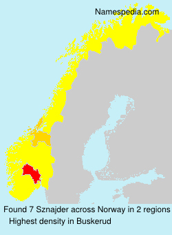 Surname Sznajder in Norway Surname Sznajder in Norway