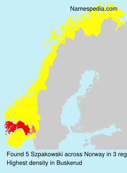 Surname Szpakowski in Norway Surname Szpakowski in Norway