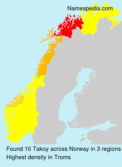 Surname Takoy in Norway Surname Takoy in Norway