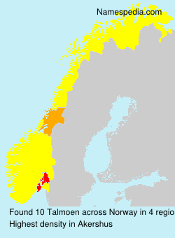 Surname Talmoen in Norway Surname Talmoen in Norway