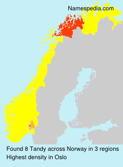 Surname Tandy in Norway Surname Tandy in Norway