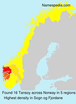 Surname Tansoy in Norway Surname Tansoy in Norway