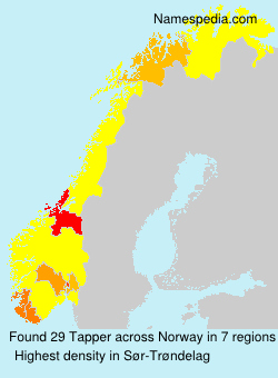 Surname Tapper in Norway Surname Tapper in Norway