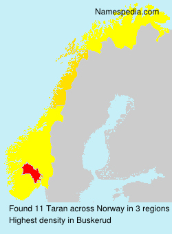 Surname Taran in Norway Surname Taran in Norway