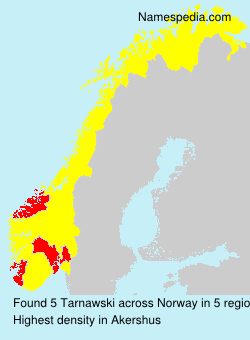 Surname Tarnawski in Norway Surname Tarnawski in Norway