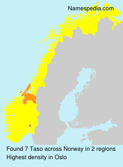Surname Taso in Norway Surname Taso in Norway