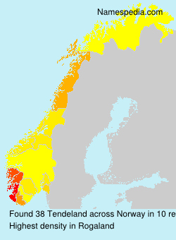 Surname Tendeland in Norway Surname Tendeland in Norway