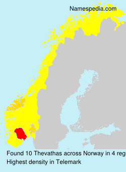 Surname Thevathas in Norway Surname Thevathas in Norway