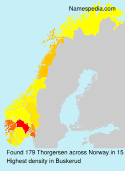 Surname Thorgersen in Norway Surname Thorgersen in Norway