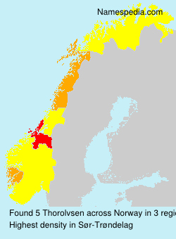 Surname Thorolvsen in Norway Surname Thorolvsen in Norway