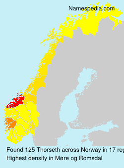 Surname Thorseth in Norway Surname Thorseth in Norway