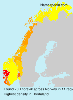 Surname Thorsvik in Norway Surname Thorsvik in Norway