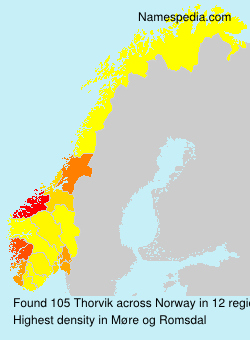 Surname Thorvik in Norway Surname Thorvik in Norway