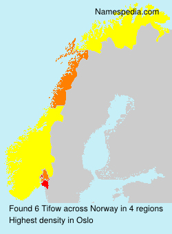 Surname Tifow in Norway Surname Tifow in Norway