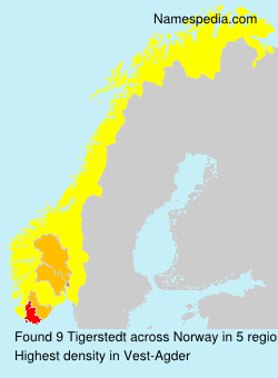 Surname Tigerstedt in Norway Surname Tigerstedt in Norway