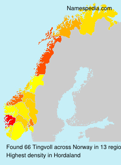 Surname Tingvoll in Norway Surname Tingvoll in Norway